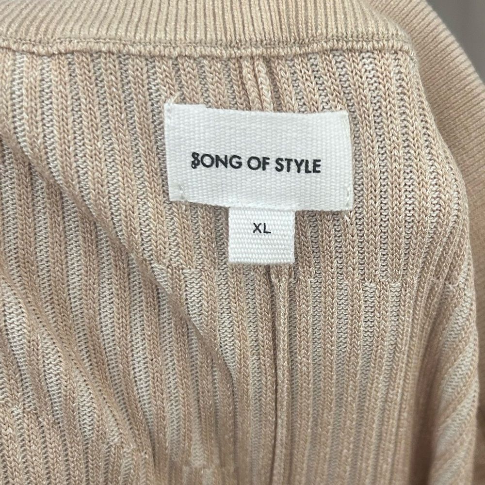 Revolve Song of Style Tonal Elyse Ribbed Knit High Waist Flare Pants Size XL - Picture 6 of 10
